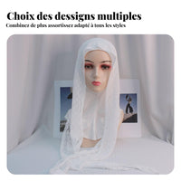 Knitted Headscarf Turban, Pull-On, Middle Eastern Style, Hair Wrap