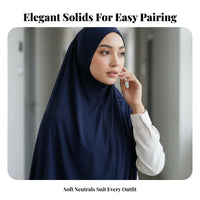 Women's Headscarf, Elegant Turban Hat, Soft Polyester, Versatile Wrap