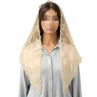 Lace Bridal Headscarf for Women, Stylish Scarf, Wedding, Photoshoot