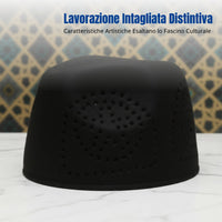 Ethnic Hollow Prayer Cap, Islamic Hat, Unisex, Multiple Colors