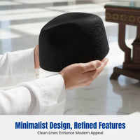 Ethnic Hollow Prayer Cap, Islamic Hat, Unisex, Multiple Colors