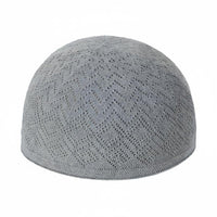 Muslim Prayer Knit Kufi Cap, Ethnic Style, Breathable, Men, Adjustable