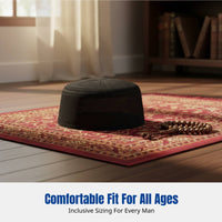 Men's Thin Mesh Muslim Hat, Summer, Breathable, Flat Top