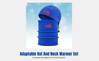 Fleece Full Face Balaclava, Windproof Cover, Thermal Neck Gaiter, Unisex Cycling Ski Headwear