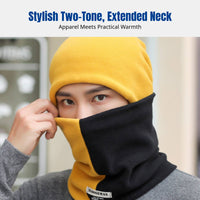 Fleece Full Face Balaclava, Windproof Cover, Thermal Neck Gaiter, Unisex Cycling Ski Headwear