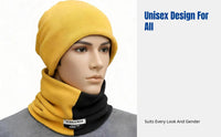 Fleece Full Face Balaclava, Windproof Cover, Thermal Neck Gaiter, Unisex Cycling Ski Headwear