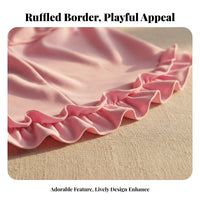 Frill Hem Lace Hijab, Malay Sheer Fabric, Girls Headscarf, Middle East, Saudi Style