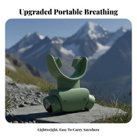 Adjustable Resistance Breathing Trainer, Lung Capacity, Fitness, APP Animation