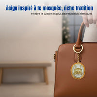 Crystal Keychain, Bag Charm, Islamic Architecture, Event Accessory