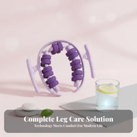 28-Wheel Leg Roller, Calf Stretching Slimming Tool, Muscle Relaxation, Home Fitness