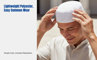 Men's Summer Embroidered Muslim Prayer Cap, Breathable Mesh Flat Cap, Traditional Islamic Headwear