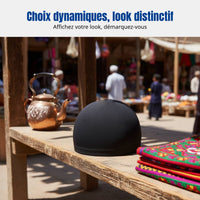 Men's Hollow Knit Prayer Cap, Ethnic, Breathable, Lightweight, Multi-Color