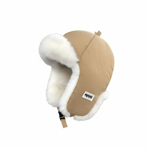 Windproof Ushanka Hat, Thick Fleece Ear Protection, Women's Winter Ski Cap