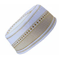 Men's Prayer Cap, Oval Malay Hat, Computer Embroidery, Stylish Turban, Relaxed Design