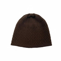 Mesh Knit Muslim Prayer Cap, Round Top, Breathable, Autumn