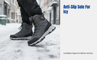 Harbin 2025 Winter Boots, Unisex, Thick Plush Lining, Waterproof, Anti-Slip, Outdoor Travel