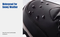 Harbin 2025 Winter Boots, Unisex, Thick Plush Lining, Waterproof, Anti-Slip, Outdoor Travel