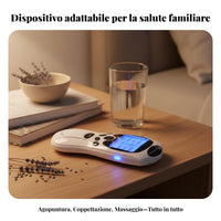 Multifunction Electrotherapy Dual Output EMS Stimulator, 3 Modes