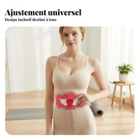 EMS Abdominal Muscle Home Fitness Belt, Body Sculpting, Rechargeable