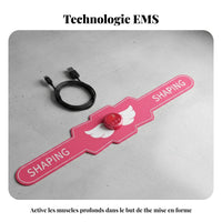 EMS Abdominal Muscle Home Fitness Belt, Body Sculpting, Rechargeable