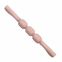 3-Wheel Stretching Massage Tool, Wolf Tooth Texture, Leg & Calf