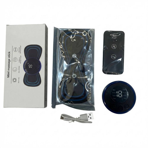 Mini EMS Neck & Shoulder Massager, 8 Modes, 19 Intensity Levels