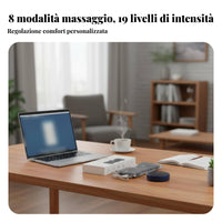 Mini EMS Neck & Shoulder Massager, 8 Modes, 19 Intensity Levels