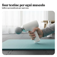 Mini Deep Tissue Massager, Multi-Function, Portable, 4 Massage Heads