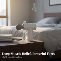 Mini Deep Tissue Massager, Multi-Function, Portable, 4 Massage Heads