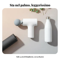 Mini Deep Tissue Massager, Multi-Function, Portable, 4 Massage Heads