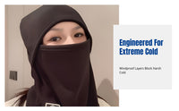 Winter Balaclava, Warm Face Cover, Helmet Liner, Unisex Cycling, Windproof, Cold Resistant, Ski Neck Gaiter, 4-in-1 Hat