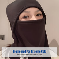 Winter Balaclava, Warm Face Cover, Helmet Liner, Unisex Cycling, Windproof, Cold Resistant, Ski Neck Gaiter, 4-in-1 Hat