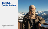 Windproof Thermal Balaclava, Winter Face Cover, Unisex Cycling Ski Helmet Liner, Fleece Neck Warmer, Multi-Way Hat