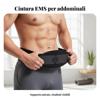 EMS Waist Belt, Intelligent Abdominal Patch, Silicone Conductive, Indoor