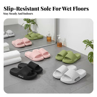 Indoor Foam House Shoes, Soft Thick Sole, Non-Slip Bathroom Sandals, Odor Resistant, Summer Comfort
