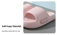 Indoor Foam House Shoes, Soft Thick Sole, Non-Slip Bathroom Sandals, Odor Resistant, Summer Comfort