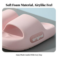 Indoor Foam House Shoes, Soft Thick Sole, Non-Slip Bathroom Sandals, Odor Resistant, Summer Comfort