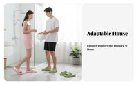 Indoor Foam House Shoes, Soft Thick Sole, Non-Slip Bathroom Sandals, Odor Resistant, Summer Comfort