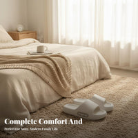 Indoor Foam House Shoes, Soft Thick Sole, Non-Slip Bathroom Sandals, Odor Resistant, Summer Comfort