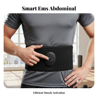 EMS Home Fitness Equipment, Smart Abdominal Belt, Portable Muscle Trainer