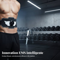 Home Fitness EMS Belt, Smart Abdominal Trainer Slimming Device