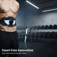 Home Fitness EMS Belt, Smart Abdominal Trainer Slimming Device