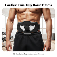 Home Fitness EMS Belt, Smart Abdominal Trainer Slimming Device