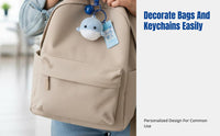 Handmade Yarn Animal Bag Charm, Knitted Keychain, Cute Cartoon Decor, Finished Accessory, Assorted Designs