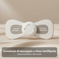 Mini Massage Patch, Low Vibration, Neck Spine, Rechargeable, Fatigue Relief