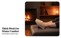 Plush Indoor House Shoes for Couples, Winter Warm Home Slippers, Anti-Slip Sole, Soft Fleece Upper, New 2025 Design