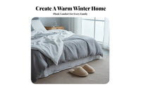 Plush Indoor House Shoes for Couples, Winter Warm Home Slippers, Anti-Slip Sole, Soft Fleece Upper, New 2025 Design