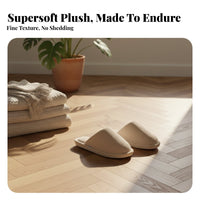 Plush Indoor House Shoes for Couples, Winter Warm Home Slippers, Anti-Slip Sole, Soft Fleece Upper, New 2025 Design