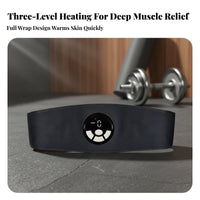 EMS Heated Abdominal Belt, Smart Fitness Device, Fat Burning Massager