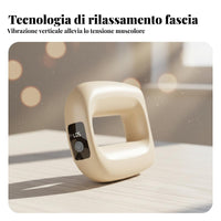 2-in-1 Mini Fascia Ring Electric Massager for Muscle Relaxation, Stretching